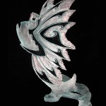 Carved Glass Sculpture